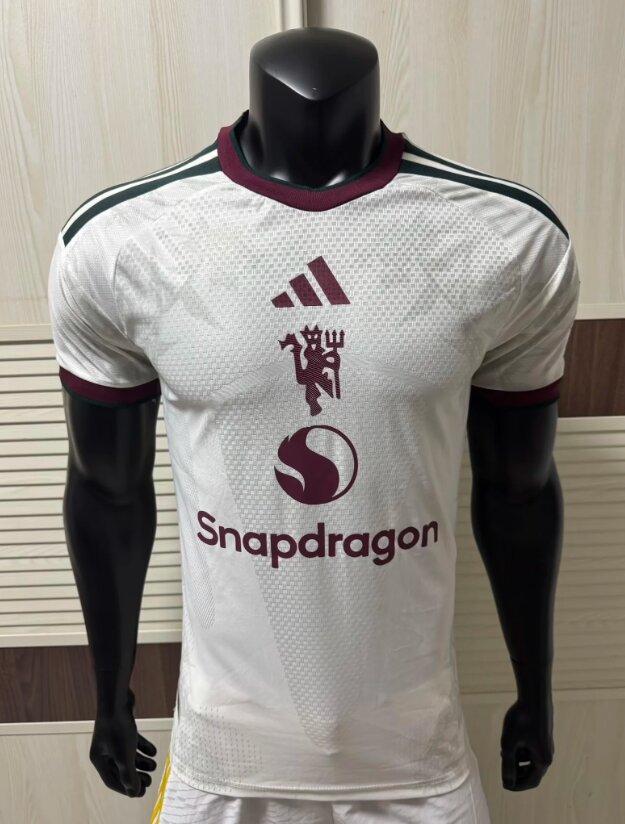 AAA Quality Manchester Utd 26/27 Third Off White Jersey(Player)